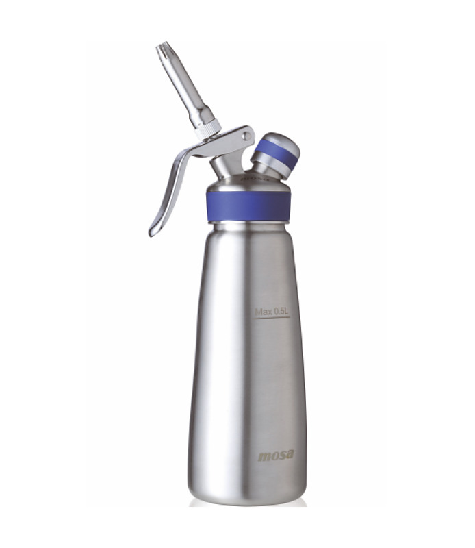 CREAM WHIPPER ALUMINIUM PLASTIC HEAD 0.5L
